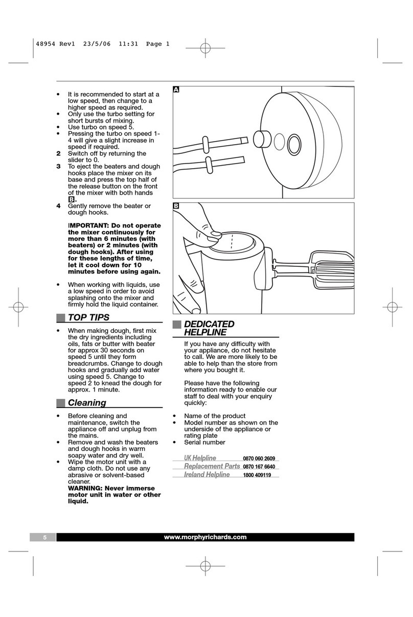 Morphy Richards 48954 User manual