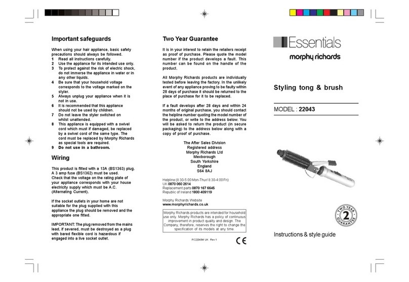 Morphy Richards IB22043 User manual