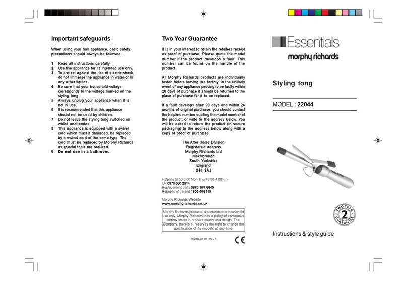 Morphy Richards IB22044 User manual
