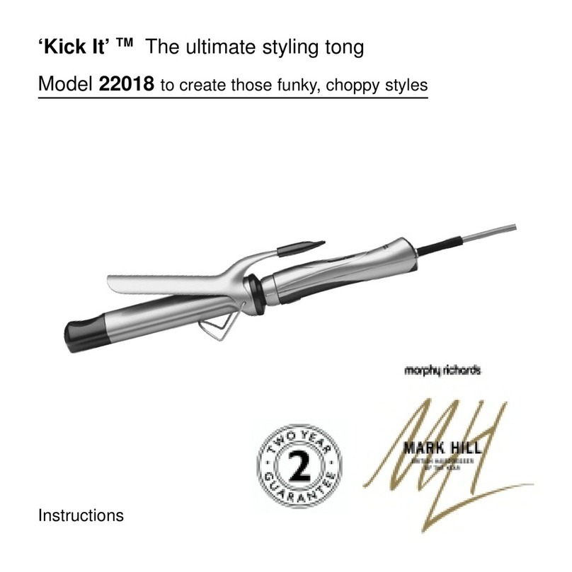 Morphy Richards IB22018 User manual