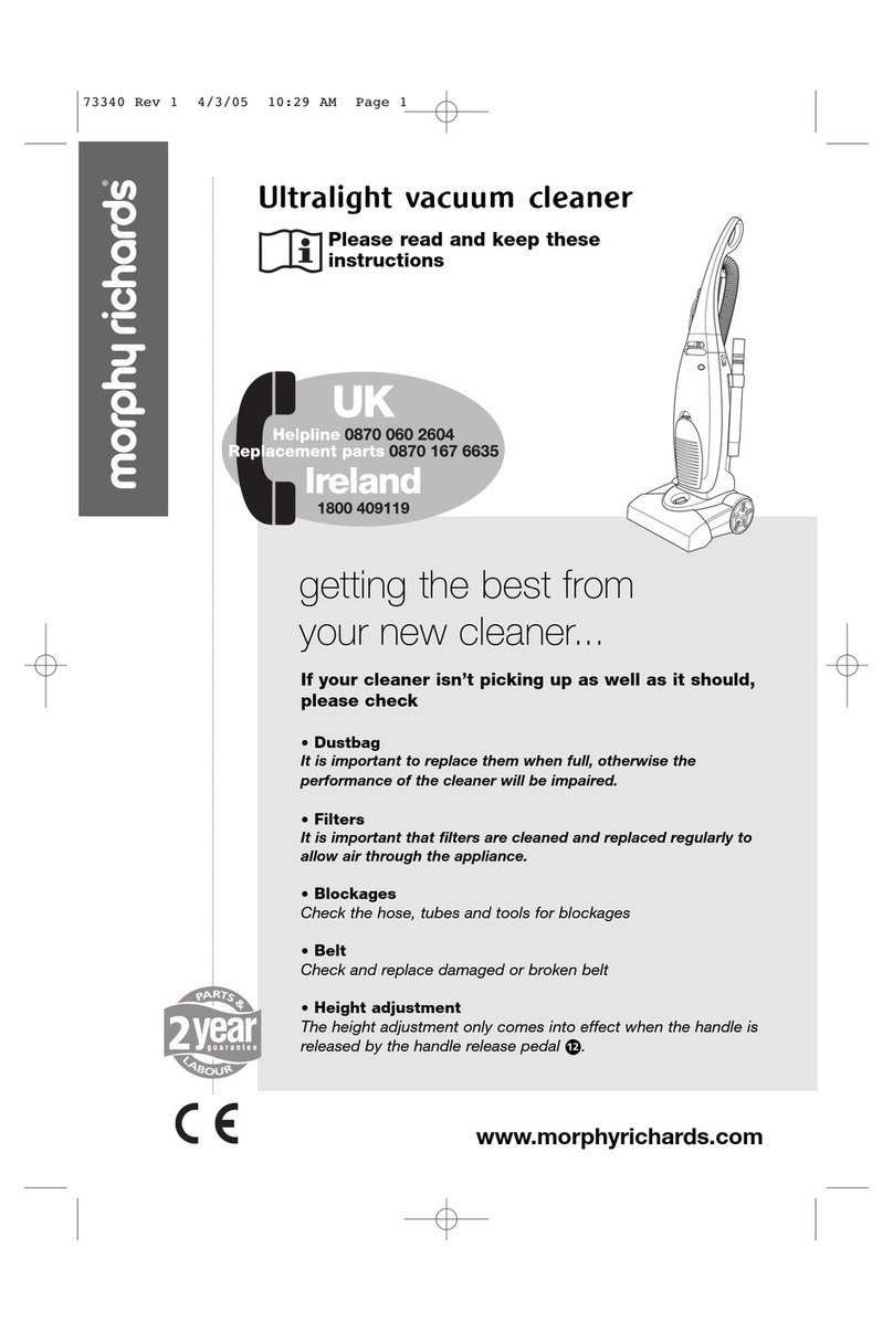 Morphy Richards IB73340 instructions