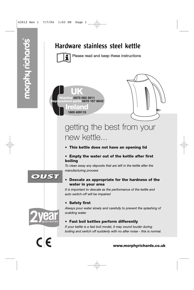 Morphy Richards IB43012 manual