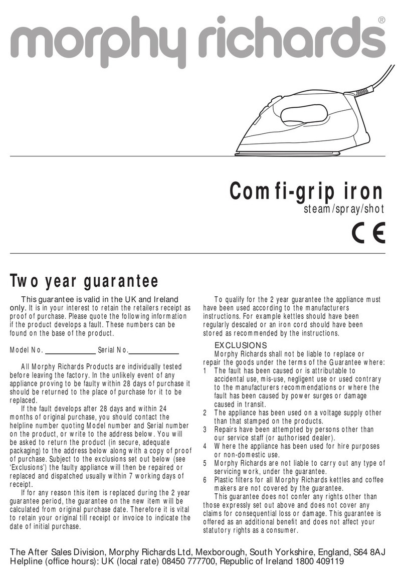Morphy Richards IB42410 manual