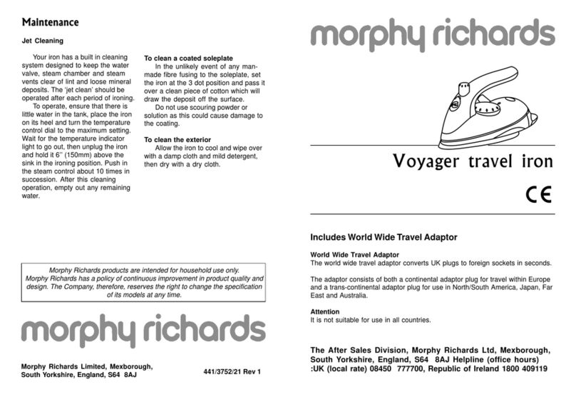 Morphy Richards IB41510 User manual