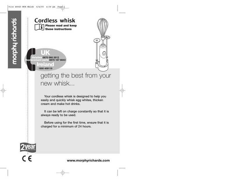 Morphy Richards IB48940 instructions