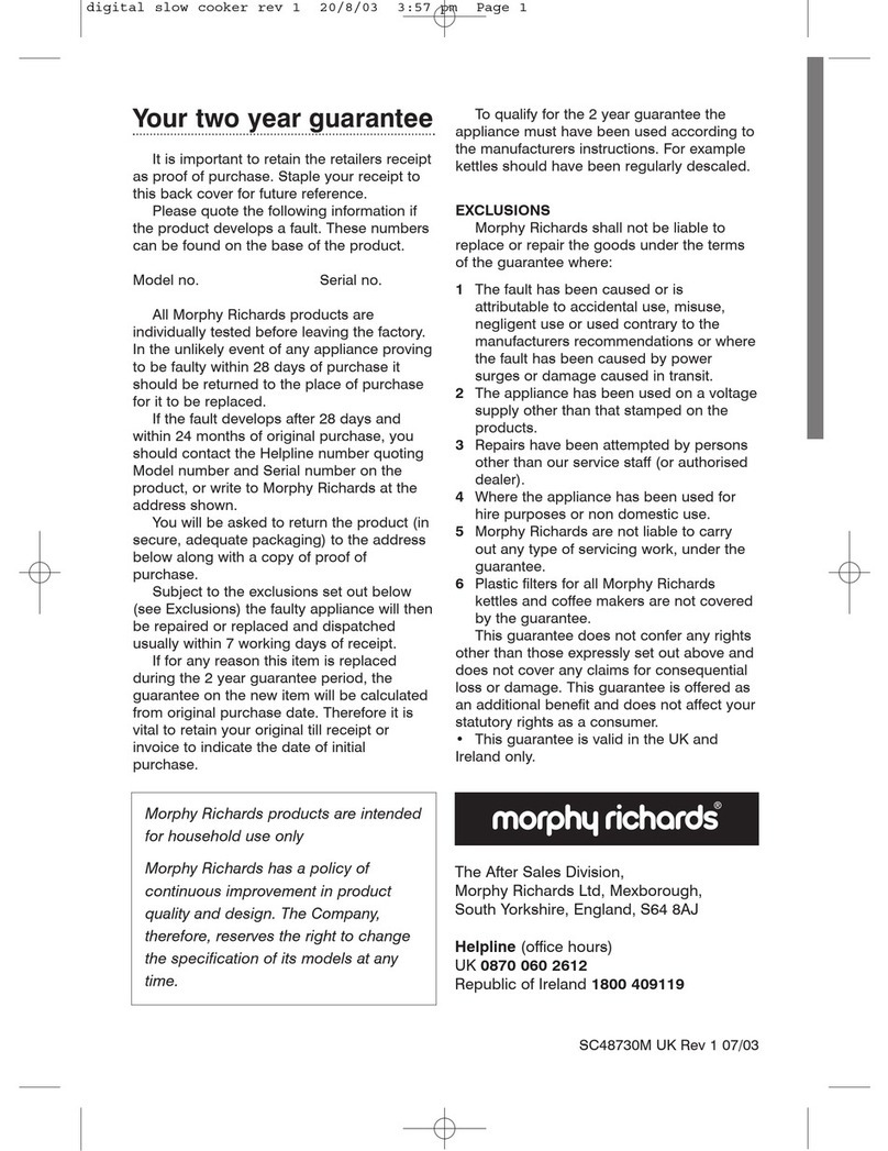Morphy Richards IB48730 User manual