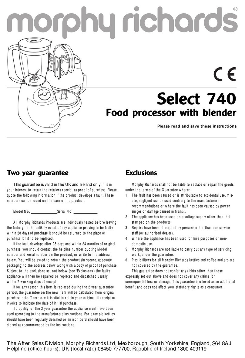 Morphy Richards IB48440 User manual