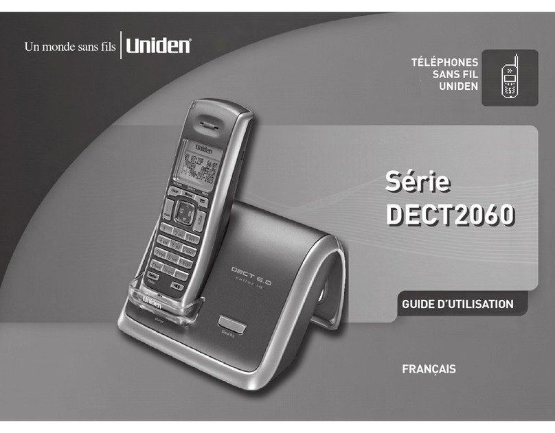 Uniden DECT2060-2 - DECT Cordless Phone Service manual