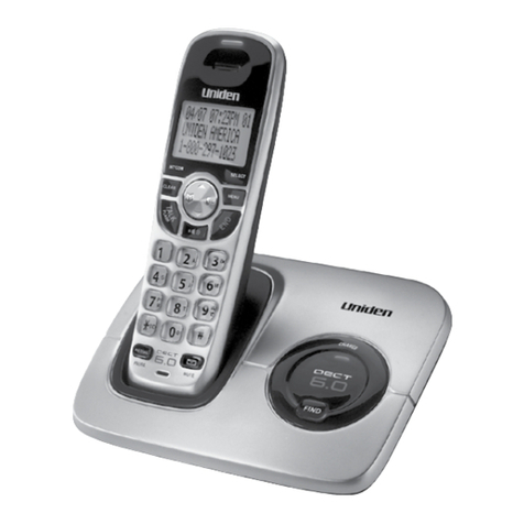 Uniden DECT1560 Series owner's manual