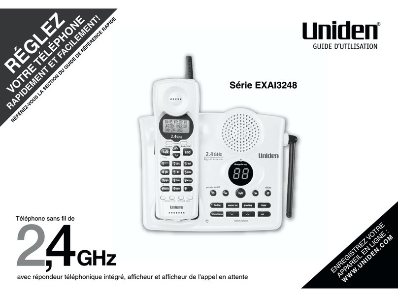 Uniden EXAI3248 Series Guide d'utilisation