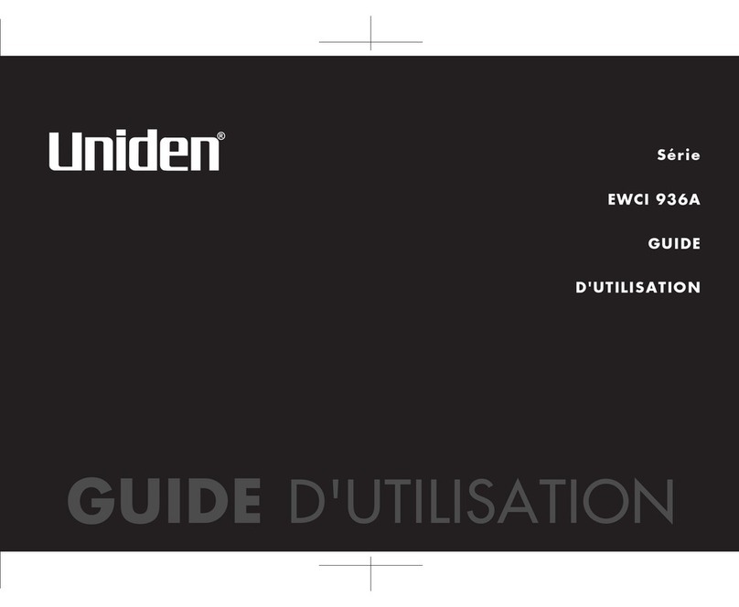 Uniden EWCI936 Service manual