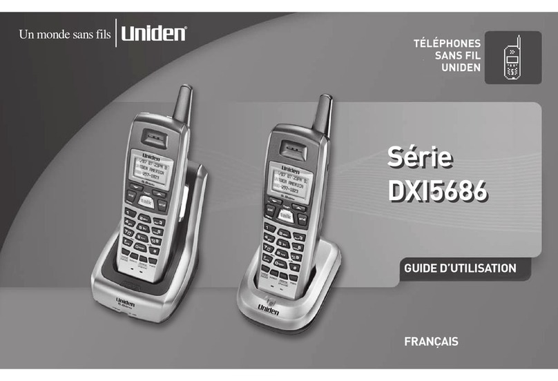 Uniden DXI5686-2 - DXI Cordless Phone Service manual