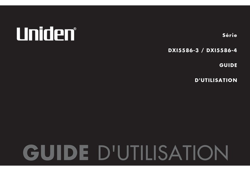 Uniden DXI5586-3 Series Guide d'utilisation