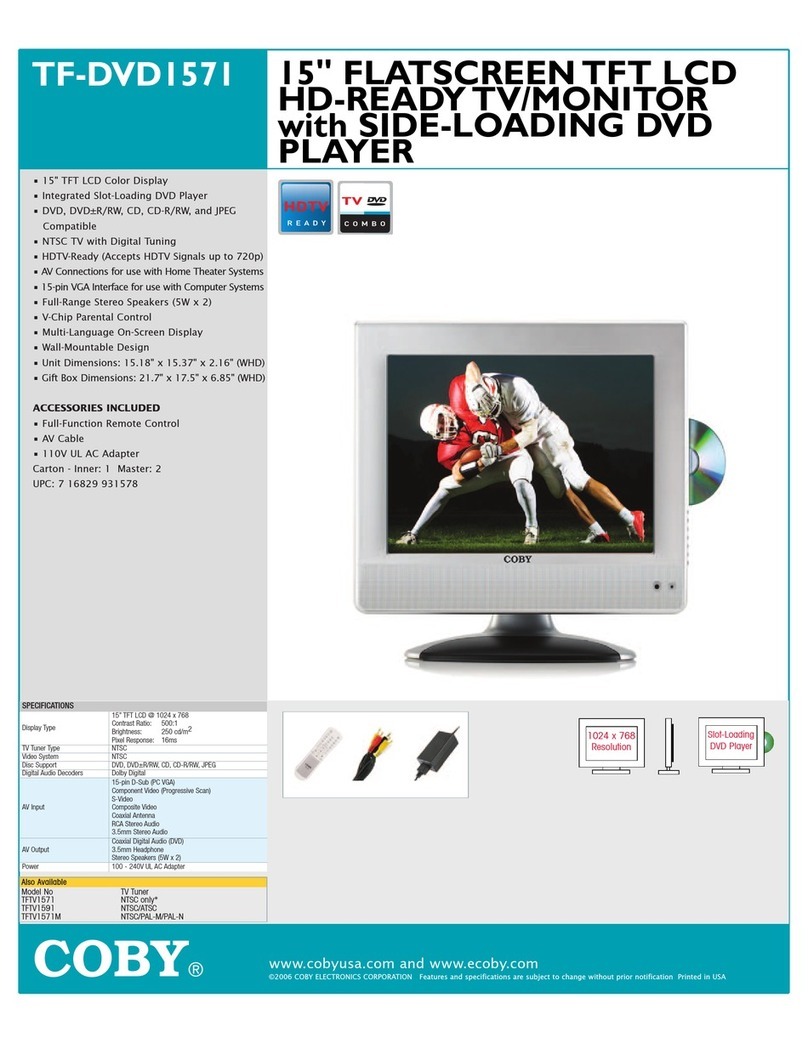 Coby TF-DVD1571 User manual