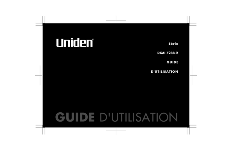 Uniden DXAI7288-2 User manual