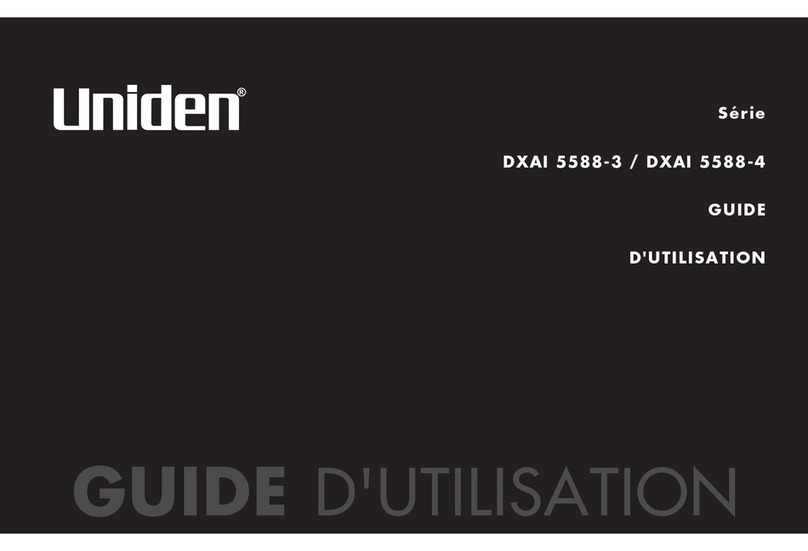 Uniden DXAI5588-3 Series User manual
