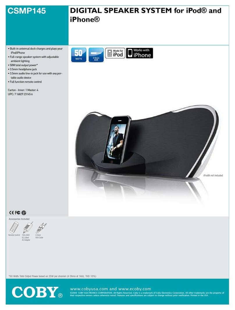 Coby Butterfly CSMP145 Specifications