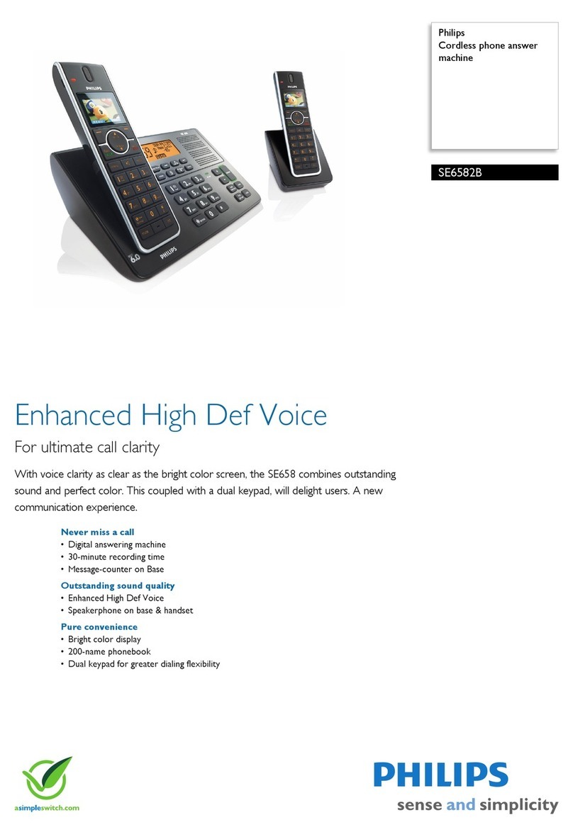 Philips SE6582B Specifications Philips SE6582B Specifications