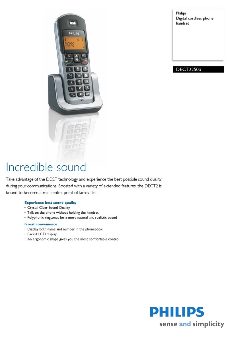 Philips DECT2250S User manual