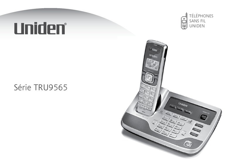 Uniden TRU9565 Series Service manual