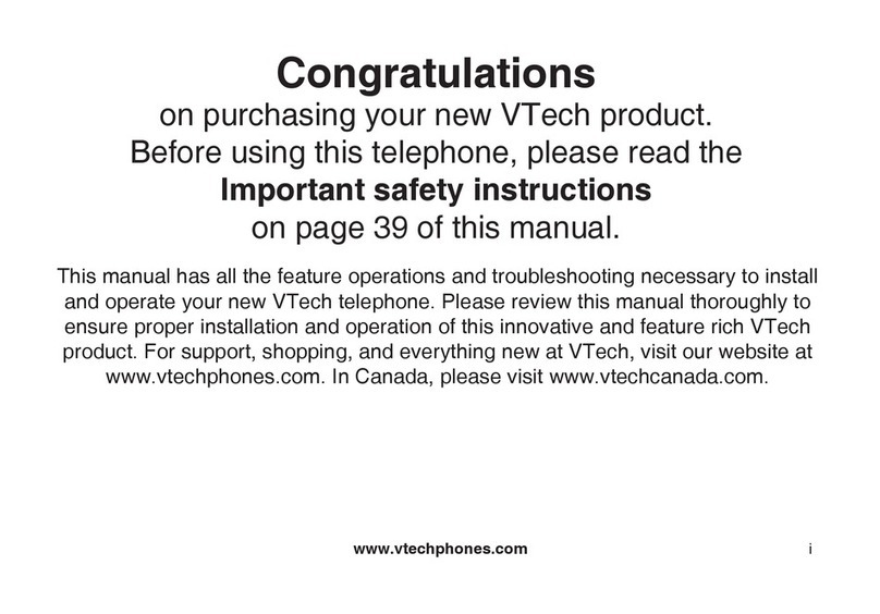 V-tech VTRZ6052 - 6052 User manual