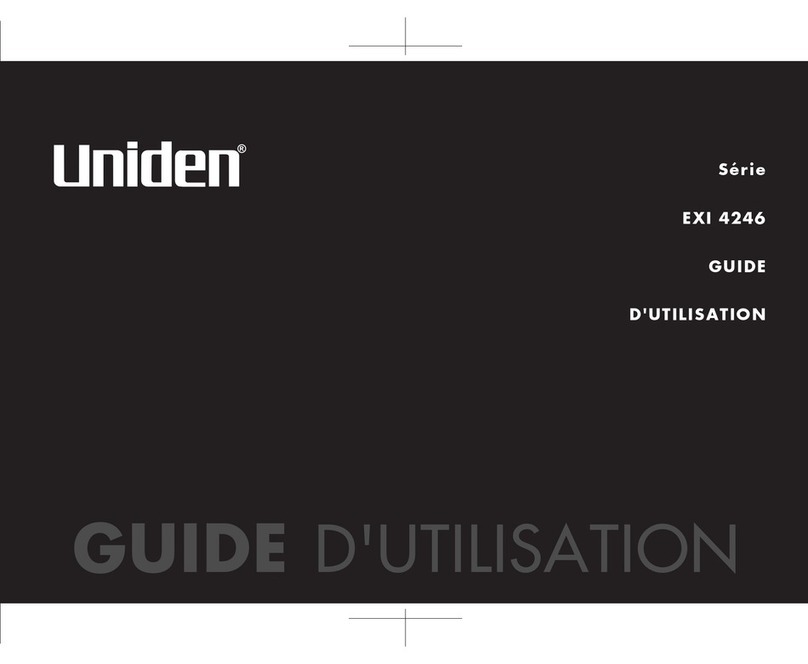 Uniden EXI4246 - EXI 4246 Cordless Phone Service manual