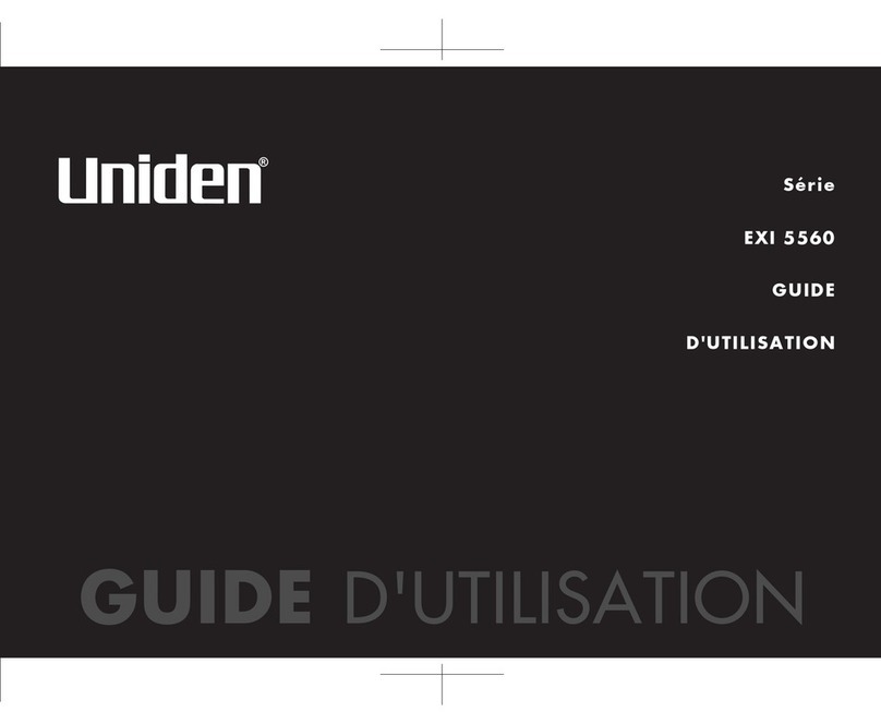 Uniden EXI5560 - EXI 5560 Cordless Extension... Guide d'utilisation