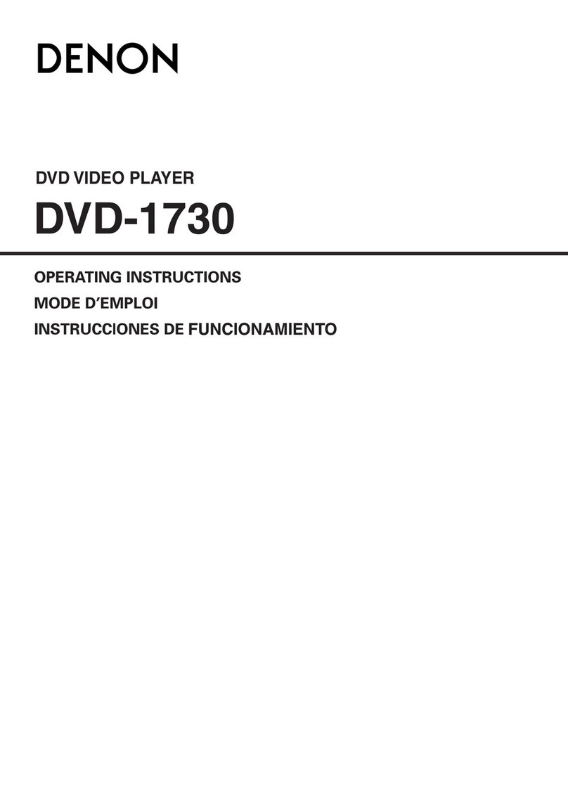 Denon DVD-1730 Instruction Manual