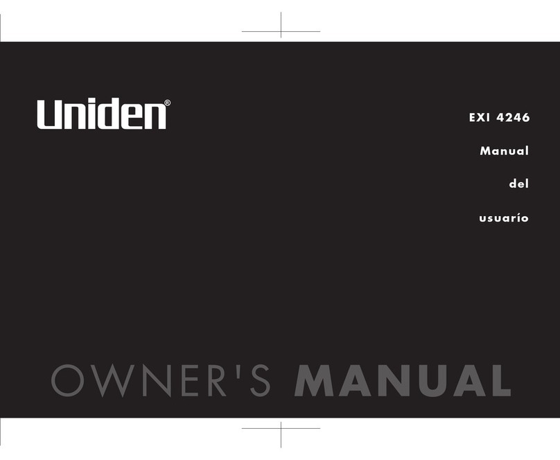 Uniden EXI4246 - EXI 4246 Cordless Phone User guide