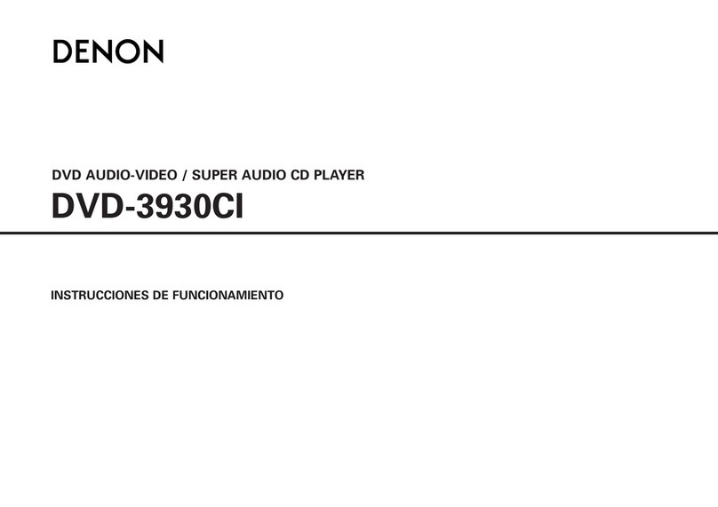 Denon DVD-3930CI Instruction Manual