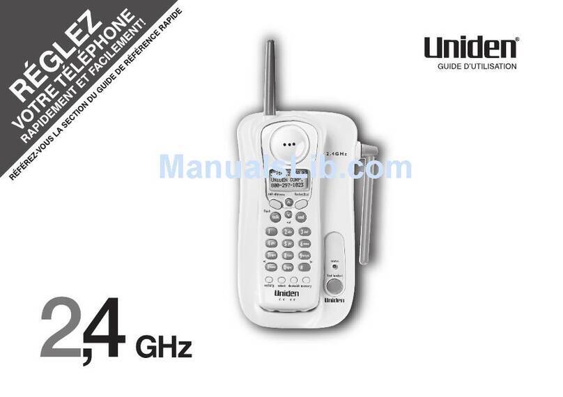 Uniden EXI2246 Series Service manual