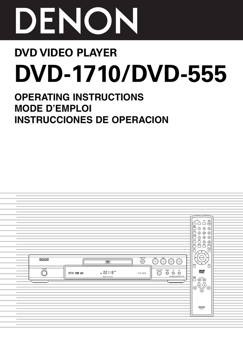 Denon DVD-1710 operating instructions