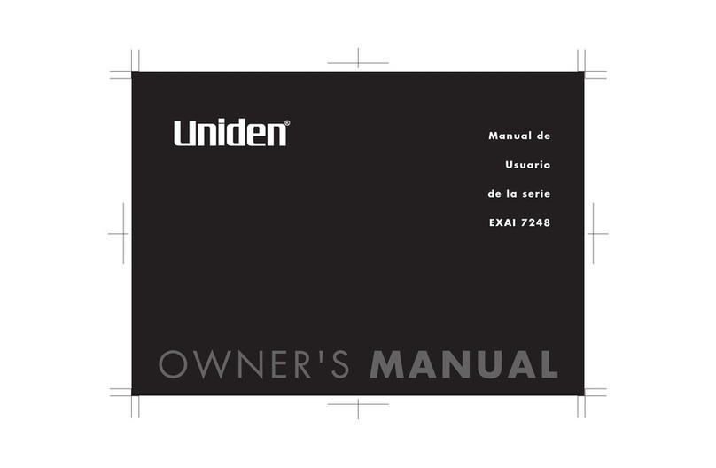 Uniden EXAI7248i Instruction Manual