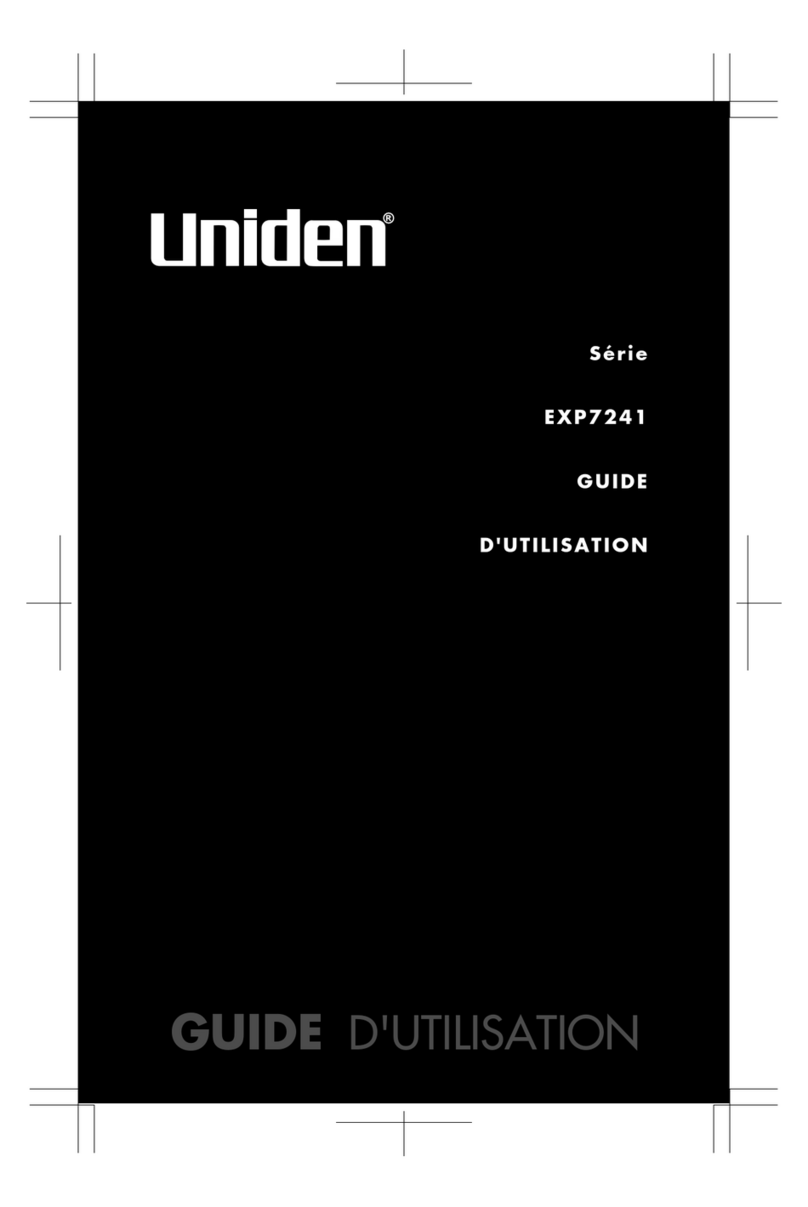 Uniden EXP7241 Series Guide d'utilisation