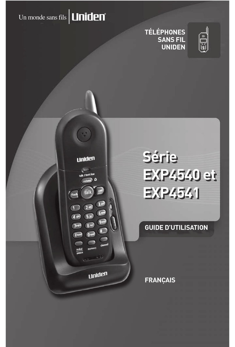 Uniden EXP4541 Series Service manual