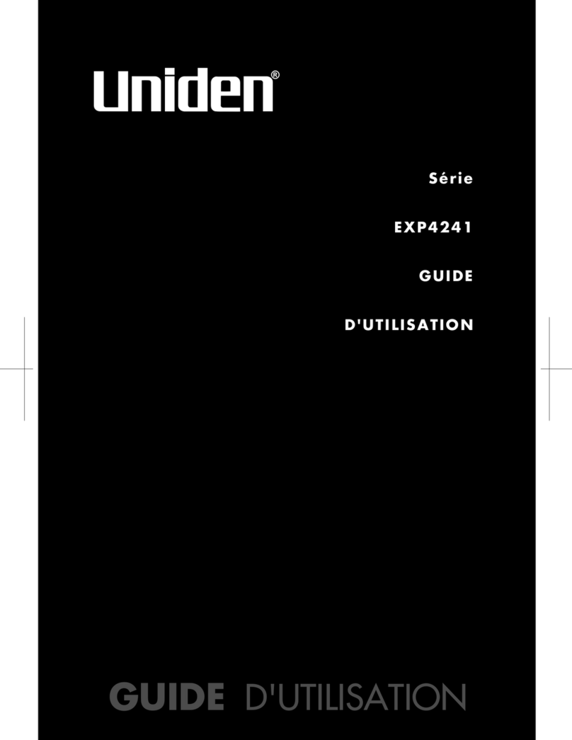 Uniden EXP4241 - EXP 4241 Cordless Phone Guide d'utilisation