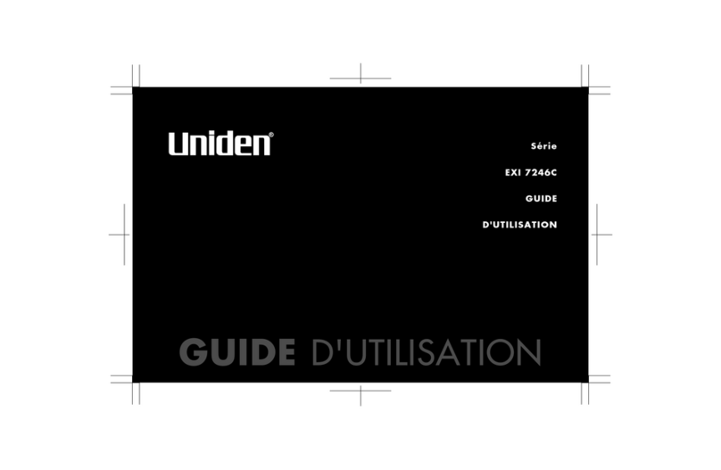 Uniden EXI7246C Series Service manual