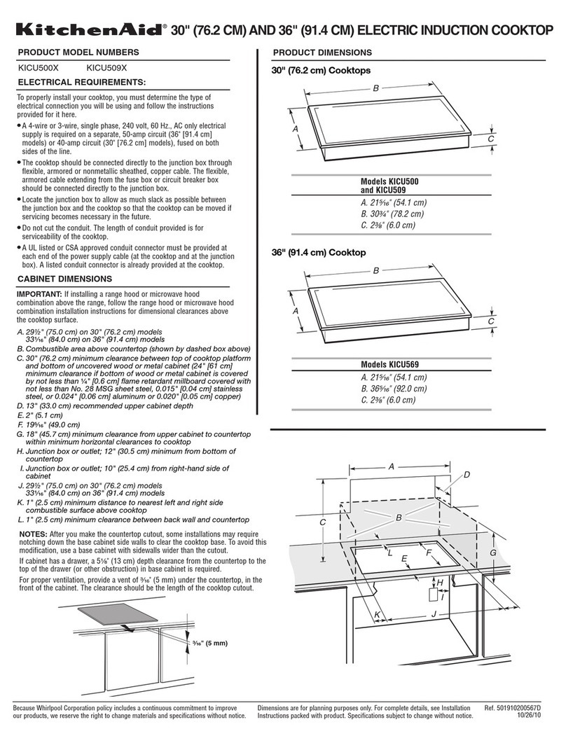 KitchenAid KICU500X Parts list manual