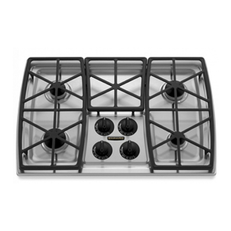 KitchenAid KGCS105GSS - 30 Inch Sealed Burner Gas... installation instructions
