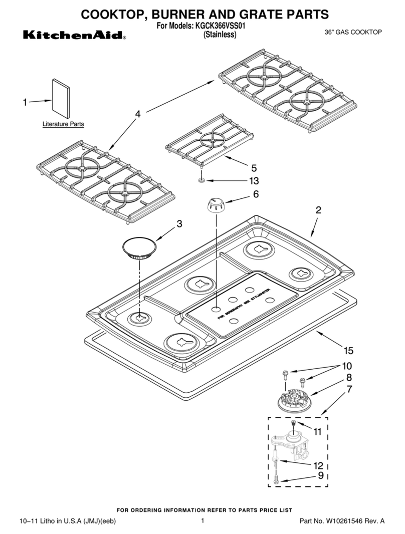 KitchenAid KGCK366VSS01 User manual