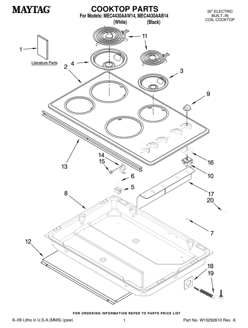 Maytag MEC4430AAW14 parts list