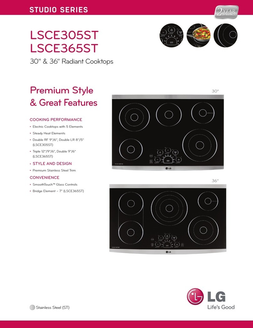 LG Studio LSCE365ST User manual LG Studio LSCE365ST User manual