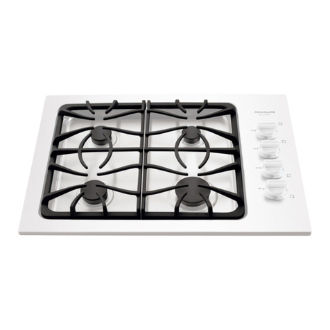 Frigidaire FGGC3045KS - Gallery Series 30' Gas Cooktop Quick start guide