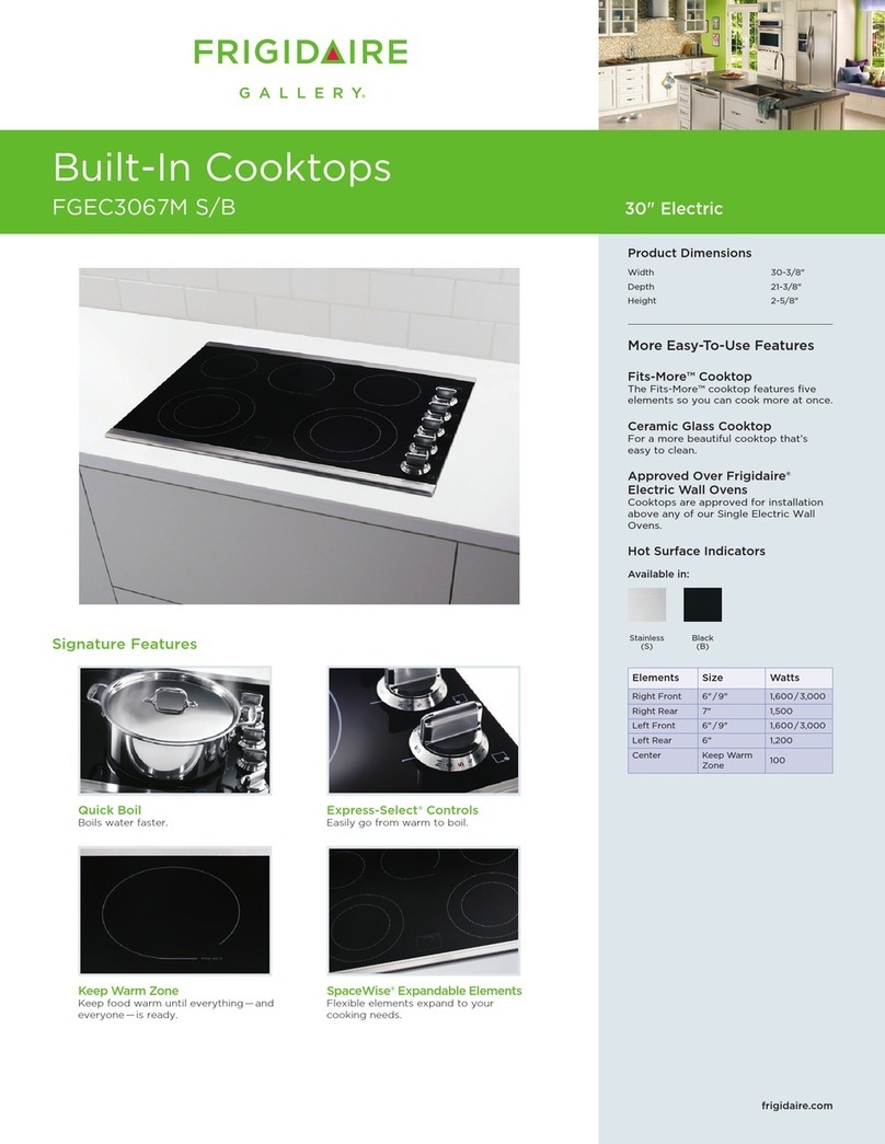 Frigidaire FGEC3067MB Installation instructions