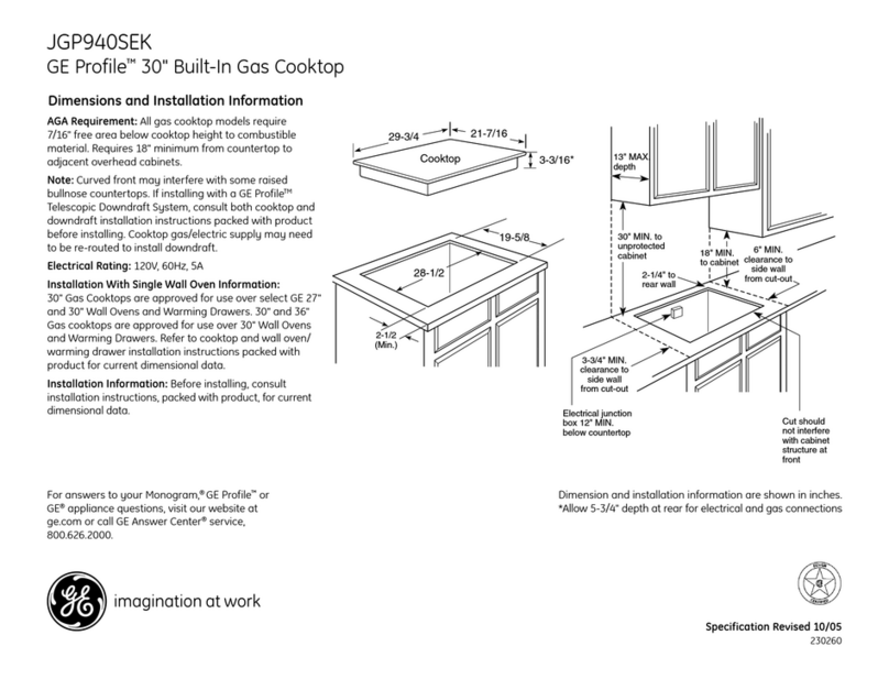 GE JGP940SEKSS Manual