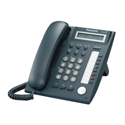 Panasonic KX-DT321-B - KX - Digital Phone Quick reference guide