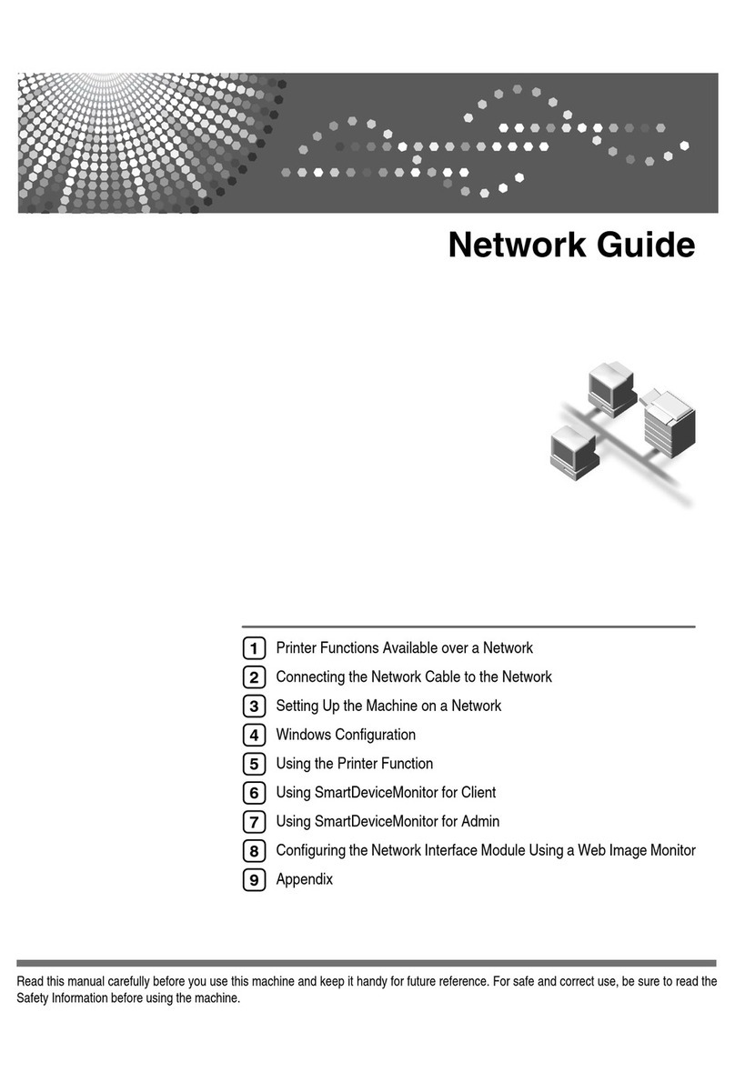 Ricoh Priport HQ9000 Installation and maintenance instructions