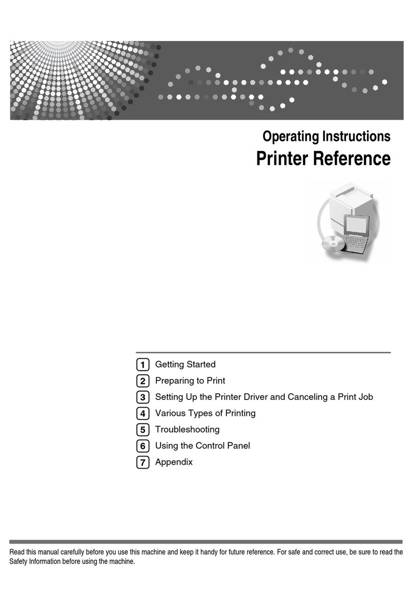 Ricoh Priport HQ7000 Printer Reference