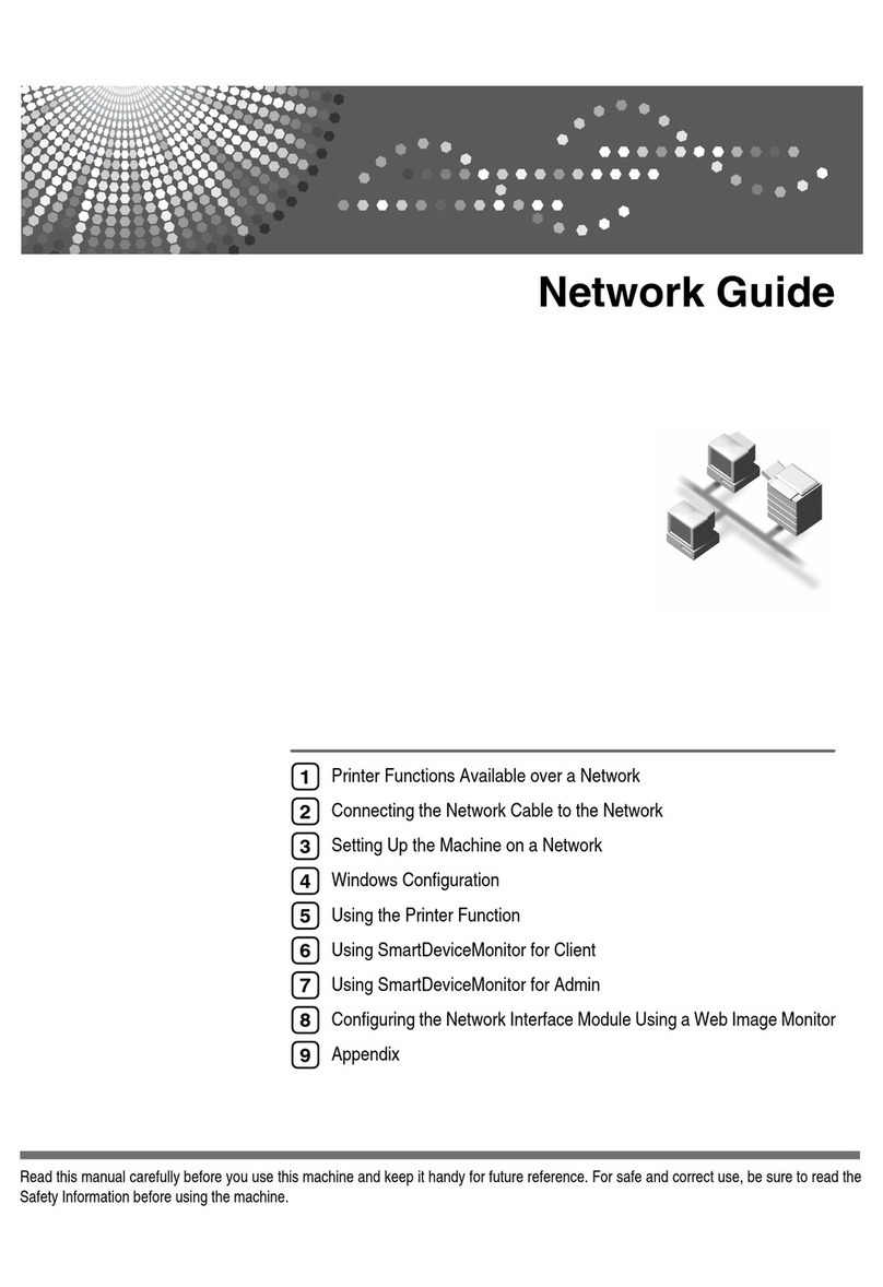 Ricoh Priport DX 4640PD Installation and maintenance instructions