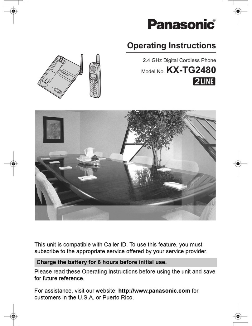 Panasonic TG2480S User manual Panasonic TG2480S User manual
